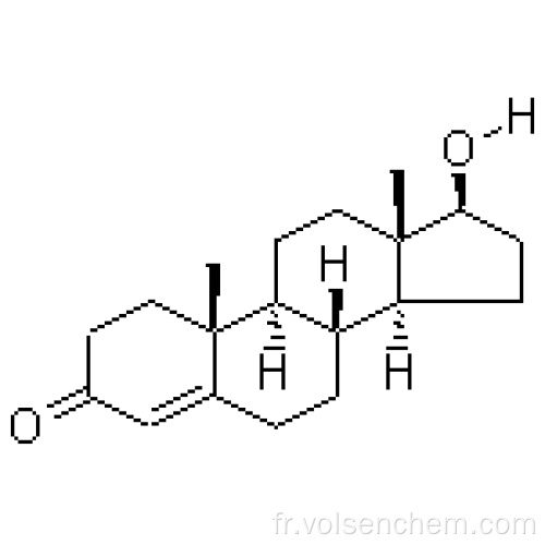 CAS 58-22-0, 4-ANDROSTEN-17β-OL-3-ONE (testostérone)